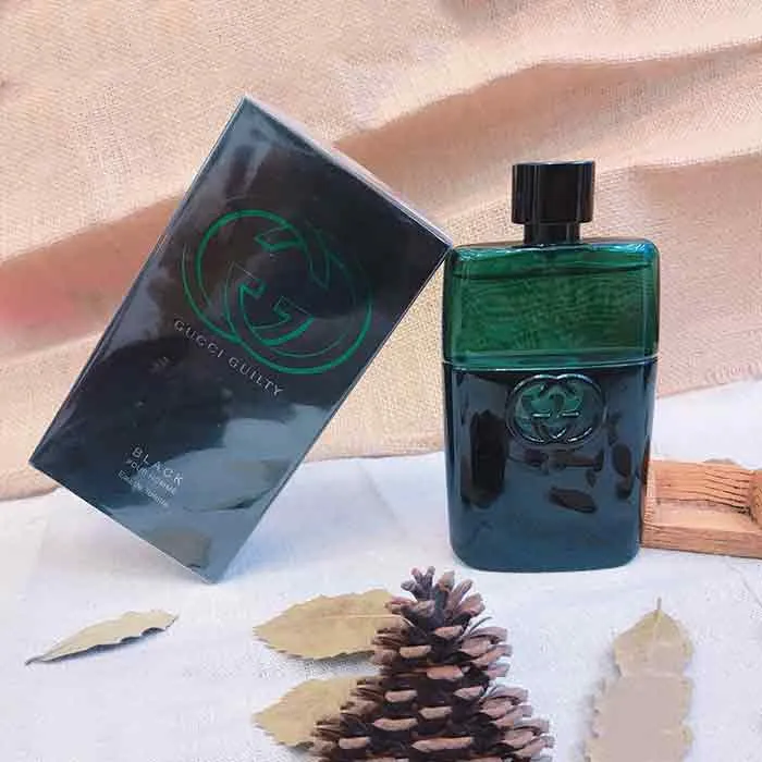 Thiết kế chai nước hoa Gucci Guilty Black EDT 90ml