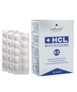 Viên trắng da, trị nám Sakura HCL White Blossom 120 viên của Nhật Bản