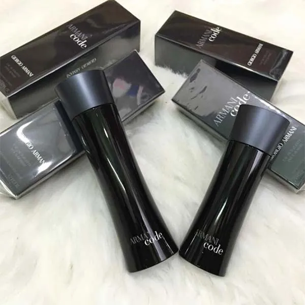 Thiết kế chai nước hoa Armani Code Pour Homme 75ml