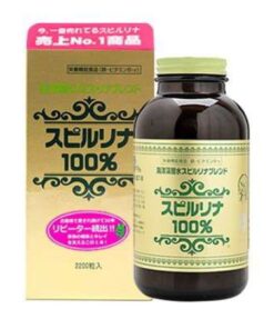 Viên uống tăng cường sức khỏe tảo xoắn Spirulina hộp 2200 viên của Nhật Bản
