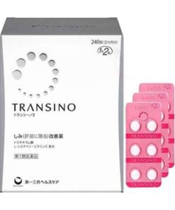 Viên uống Trị nám, tàn nhang và làm trắng da Transino Whitening hộp 240 Viên Nhật Bản