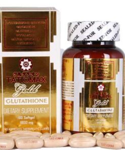 Viên uống trắng da Tatiomax Gold Glutathione hộp 60 viên