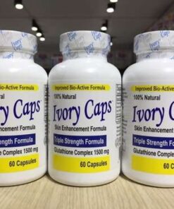 Viên uống giúp làm trắng da Glutathione Complex 1500mg Ivory Caps 60 viên của Mỹ