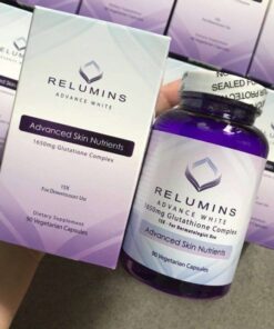 Viên uống trắng da Relumins Advance White 1650mg Glutathione Complex 90 viên của Mỹ